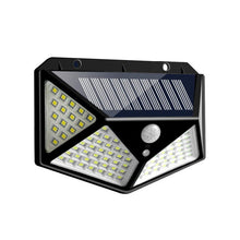 Load image into Gallery viewer, 100LED solar wall light