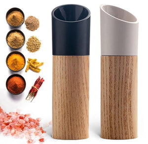Manual Salt Pepper Grinder Kitchen Gadgets Spice Mill Grinder Seasoning Adjustable Coarseness Pepper Mill for BBQ Kitchen Tools