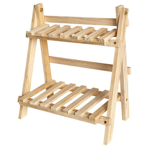 Wooden Double rack Layer Kitchen Shelf Home Storage Organizer Spice Rack Holder