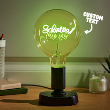 Load image into Gallery viewer, Custom Text Vintage Edison Led Filament Modeling Lamp